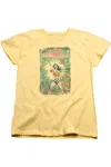 Gildan Dc Comics Besieged Cover Short Sleeve Womens Tee / T-shirt In Yellow