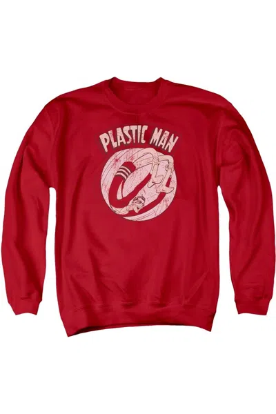 Gildan Dc Comics Bounce Adult Crewneck Sweatshirt In Red