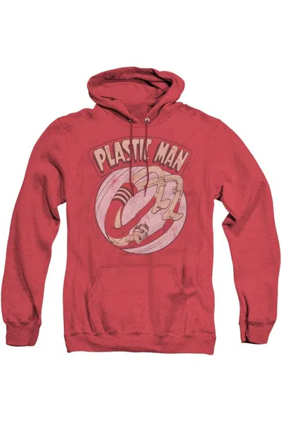 Gildan Dc Comics Bounce Adult Heather Hoodie / Hooded Sweatshirt In Red