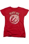 Gildan Dc Comics Bounce Short Sleeve Womens Tee / T-shirt In Red