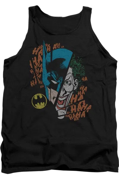 Gildan Dc Comics Broken Visage Adult Tank Top In Black