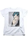 Gildan Dc Comics Bruce Wayne Short Sleeve Womens Tee / T-shirt In White