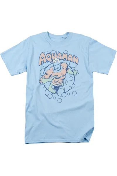 Gildan Dc Comics Bubbles Short Sleeve Adult Tee / T-shirt In Blue