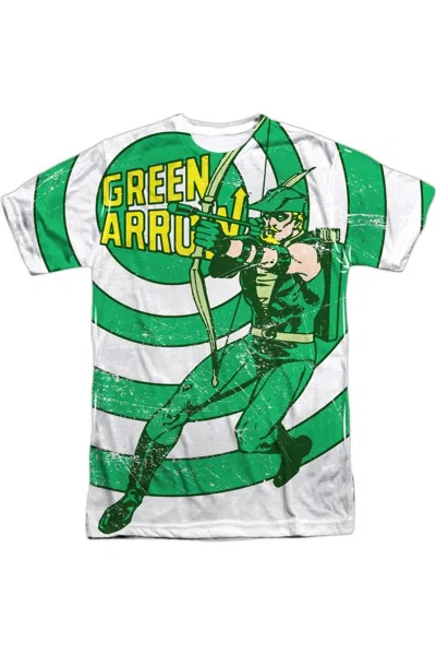 Gildan Dc Comics Bullseye Short Sleeve Adult Poly Crew Tee / T-shirt In Green