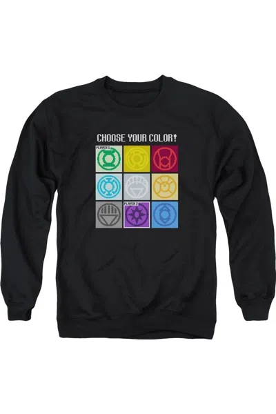 Gildan Dc Comics Choose Your Color Adult Crewneck Sweatshirt In Black