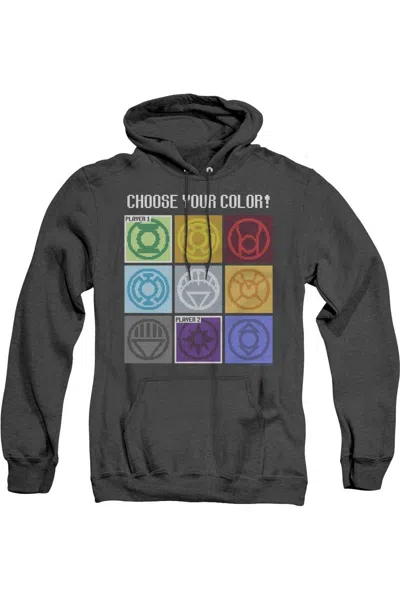 Gildan Dc Comics Choose Your Color Adult Heather Hoodie / Hooded Sweatshirt In Black