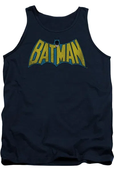 Gildan Dc Comics Classic Batman Logo Adult Tank Top In Blue