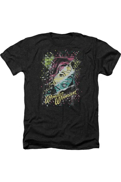 Gildan Dc Comics Color Block Adult Heather Tee / T-shirt In Black