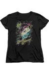 Gildan Dc Comics Color Block Short Sleeve Womens Tee / T-shirt In Black