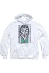 Gildan Dc Comics Criminal Adult Pull Over Hoodie / Hooded Sweatshirt In White