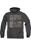 Gildan Dc Comics Dc Comics Covers Adult Heather Hoodie / Hooded Sweatshirt In Black