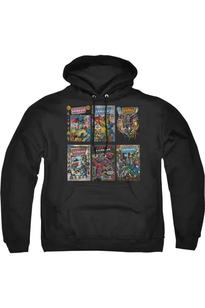 Gildan Dc Comics Dc Comics Covers Adult Pull Over Hoodie / Hooded Sweatshirt In Black