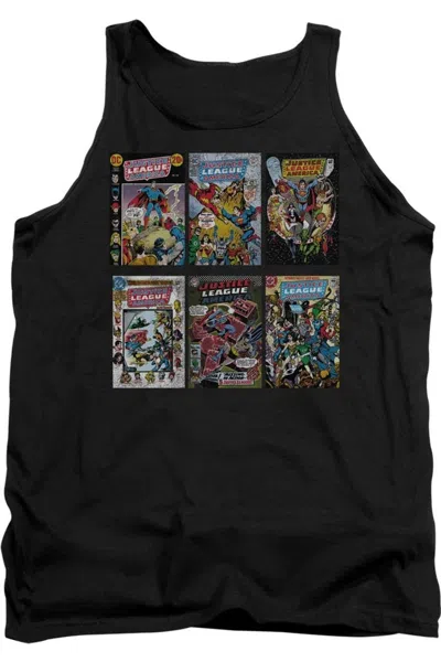 Gildan Dc Comics Dc Comics Covers Adult Tank Top In Black