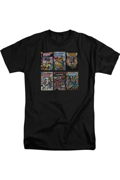 Gildan Dc Comics Dc Comics Covers Short Sleeve Adult Tall Tee / T-shirt In Black