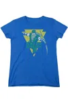 Gildan Dc Comics Distressed Arrow Short Sleeve Womens Tee / T-shirt In Blue