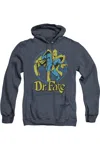 Gildan Dc Comics Dr Fate Ankh Adult Heather Hoodie / Hooded Sweatshirt In Blue