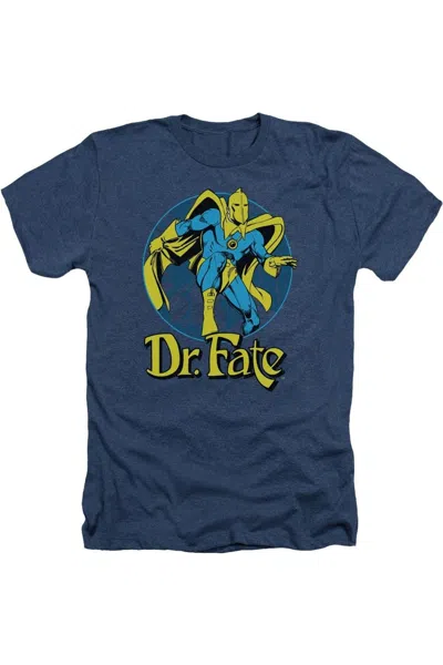 Gildan Dc Comics Dr Fate Ankh Adult Heather Tee / T-shirt In Blue