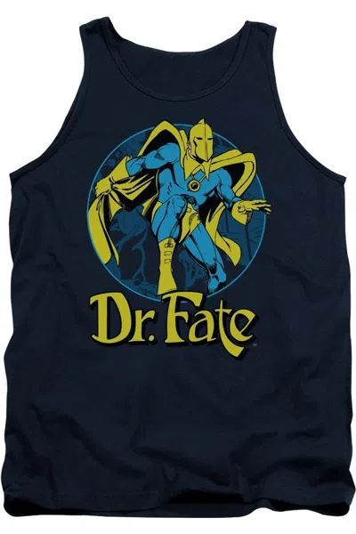 Gildan Dc Comics Dr Fate Ankh Adult Tank Top In Blue