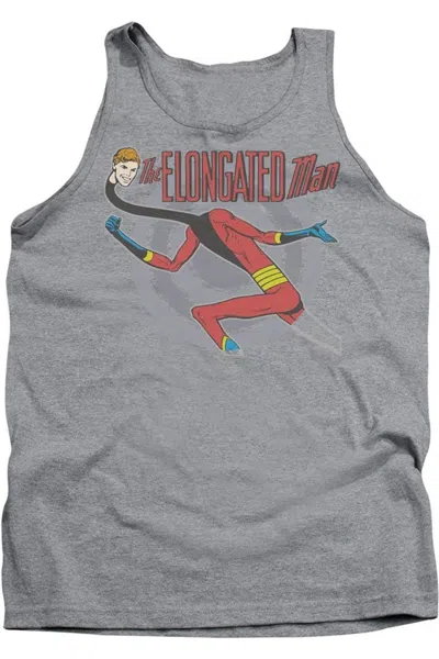 Gildan Dc Comics Elongated Man Adult Tank Top In Gray