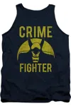 Gildan Dc Comics Fight Crime Adult Tank Top In Blue