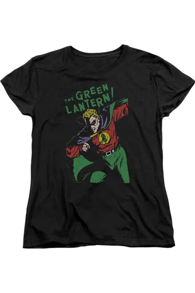 Gildan Dc Comics First Short Sleeve Womens Tee / T-shirt In Black