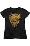 Gildan Dc Comics Flash Blazing Speed Short Sleeve Women´s Tee / T-shirt In Black