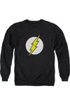 Gildan Dc Comics Flash Fl Classic Adult Crewneck Sweatshirt In Black