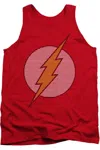 Gildan Dc Comics Flash Flash Little Logos Adult Tank Top In Red