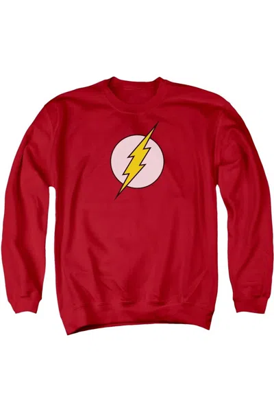 GILDAN DC COMICS FLASH FLASH LOGO ADULT CREWNECK SWEATSHIRT