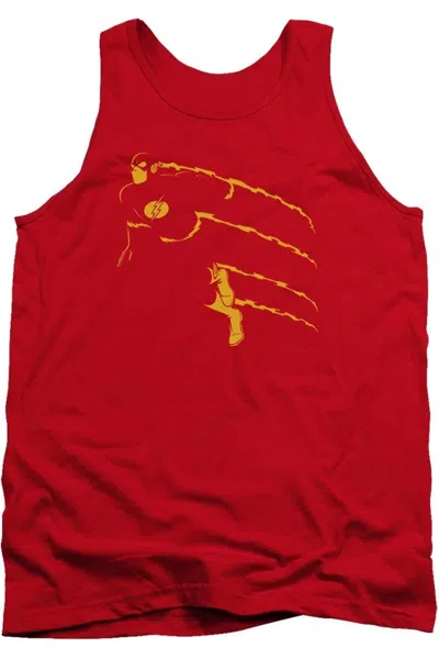 Gildan Dc Comics Flash Flash Min Adult Tank Top In Red