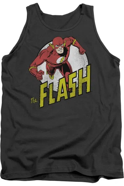 Gildan Dc Comics Flash Run Flash Run Adult Tank Top In Pink