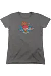 Gildan Dc Comics Flash Too Slow Short Sleeve Women´s Tee / T-shirt In Pink