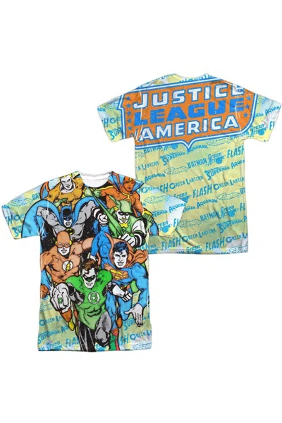 Gildan Dc Comics Follow The Leader (front/back Print) Adult Poly/cotton Short Sleeve Tee / T-shirt In White