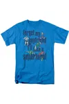 Gildan Dc Comics Forget My Boyfriend Short Sleeve Adult Tee / T-shirt In Blue