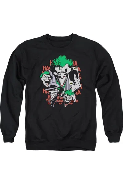 Gildan Dc Comics Four Of A Kind Adult Crewneck Sweatshirt In Black