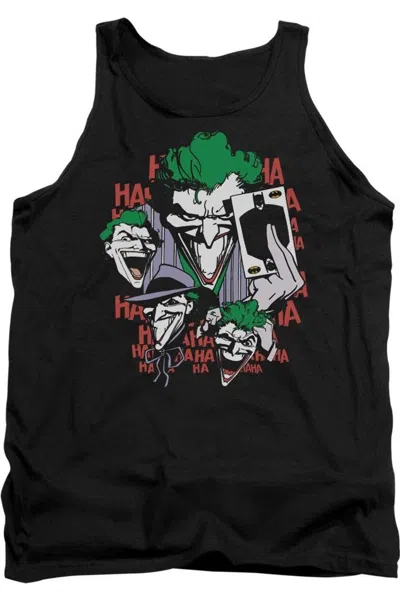 Gildan Dc Comics Four Of A Kind Adult Tank Top In Black