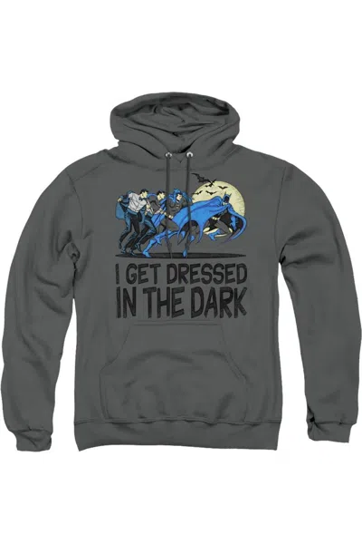Gildan Dc Comics Get Dressed Adult Pull Over Hoodie / Hooded Sweatshirt In Pink