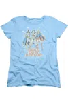 Gildan Dc Comics Girls Do It Better Short Sleeve Womens Tee / T-shirt In Blue