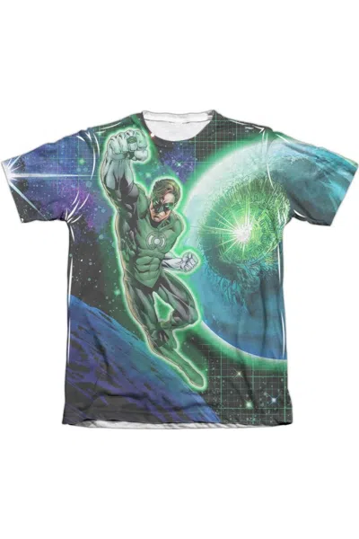 Gildan Dc Comics Gl In Space Adult Poly/cotton Short Sleeve Tee / T-shirt In White