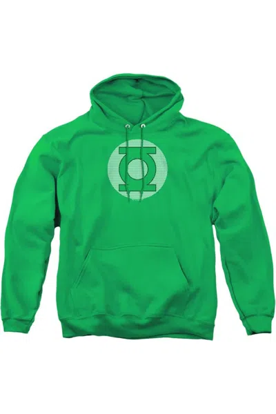 Gildan Dc Comics Gl Little Logos Adult Pull Over Hoodie / Hooded Sweatshirt In Green