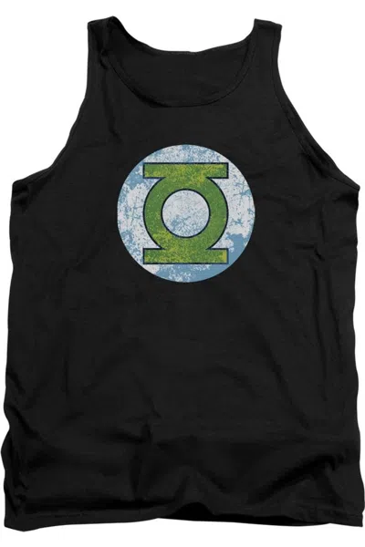 Gildan Dc Comics Gl Neon Distress Logo Adult Tank Top In Black