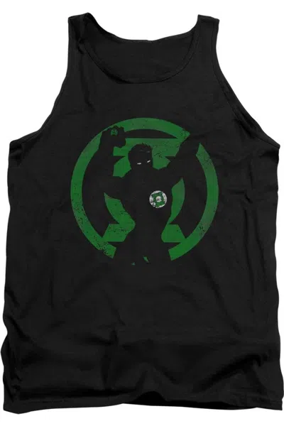 Gildan Dc Comics Gl Symbol Knockout Adult Tank Top In Black