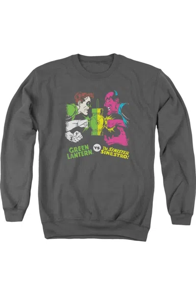 Gildan Dc Comics Gl Vs Sinestro Adult Crewneck Sweatshirt In Pink
