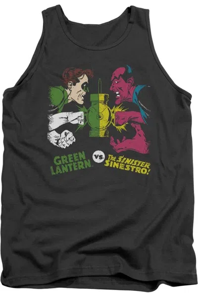 Gildan Dc Comics Gl Vs Sinestro Adult Tank Top In Pink