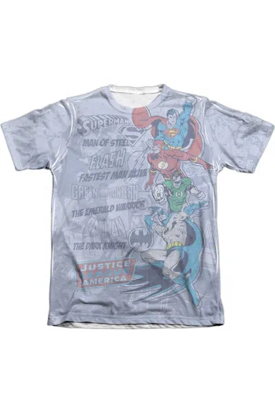 Gildan Dc Comics Good Guys Adult 65/35 Poly/cotton Short Sleeve Tee / T-shirt In White