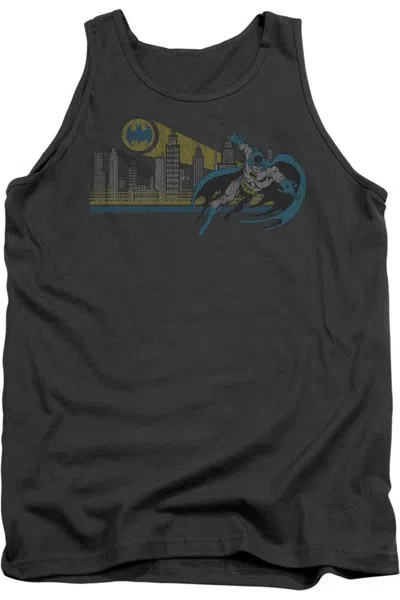 Gildan Dc Comics Gotham Retro Adult Tank Top In Pink