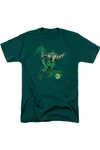 Gildan Dc Comics Green Arrow Green Arrow In Action Short Sleeve Adult Tee / T-shirt In Green