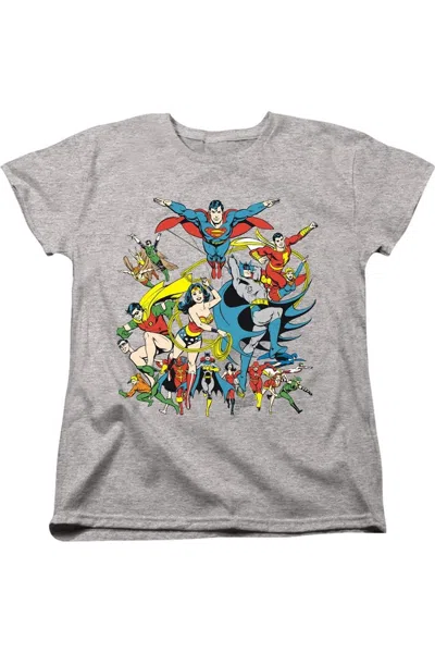 Gildan Dc Comics Green Arrow Green Arrow Short Sleeve Women´s Tee / T-shirt In Gray