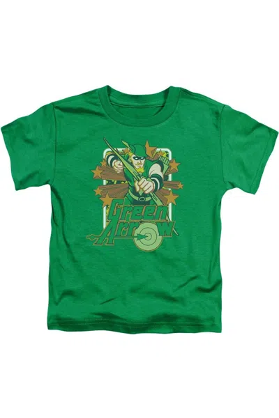 Gildan Kids' Dc Comics Green Arrow Stars Short Sleeve Juvenile Tee / T-shirt