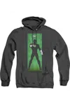 Gildan Dc Comics Green Lantern Block Adult Heather Hoodie / Hooded Sweatshirt In Black